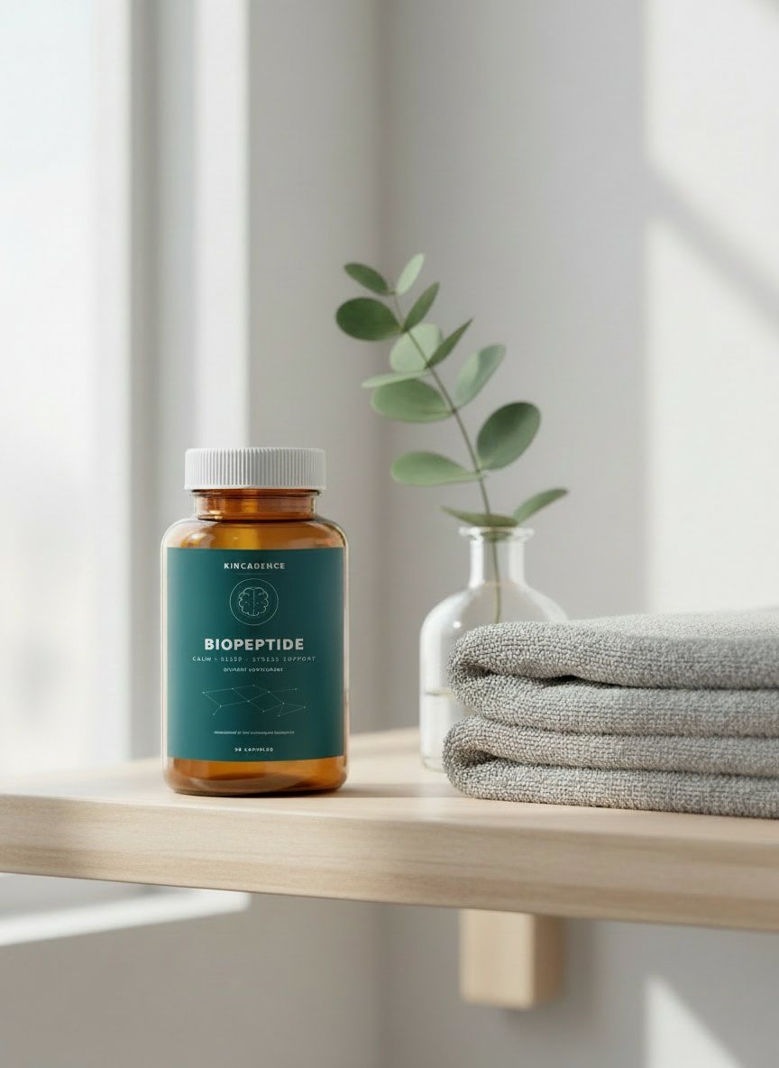Kincadence Biopeptide — Calm, Sleep & Stress Support